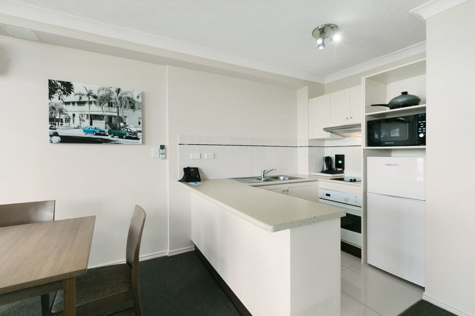 Fridge, electric kettle