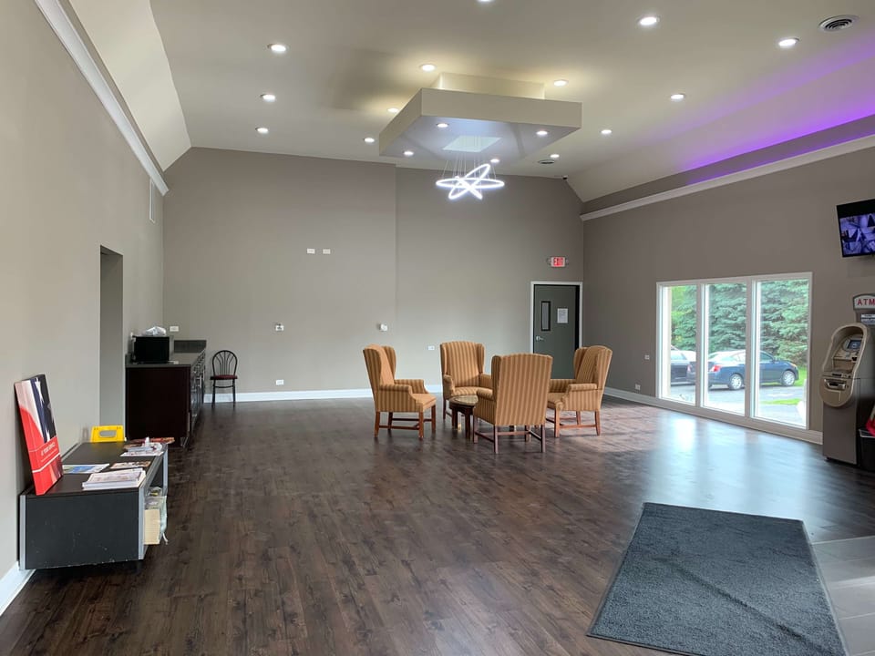 Lobby sitting area