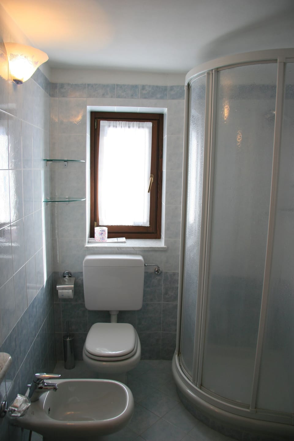 Shower, rainfall showerhead, hair dryer, bidet