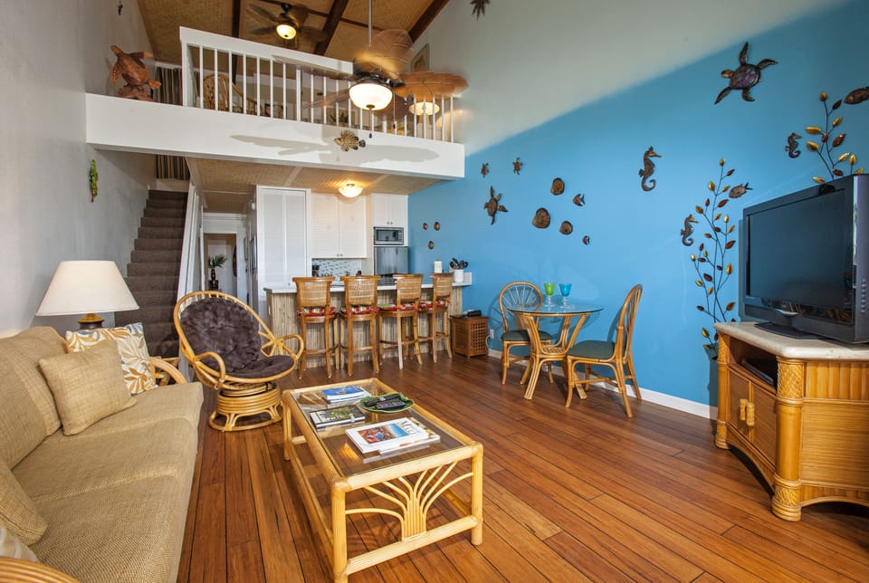 Standard Room, 2 Bedrooms, 2 Bathrooms | Living area | Flat-screen TV, DVD player