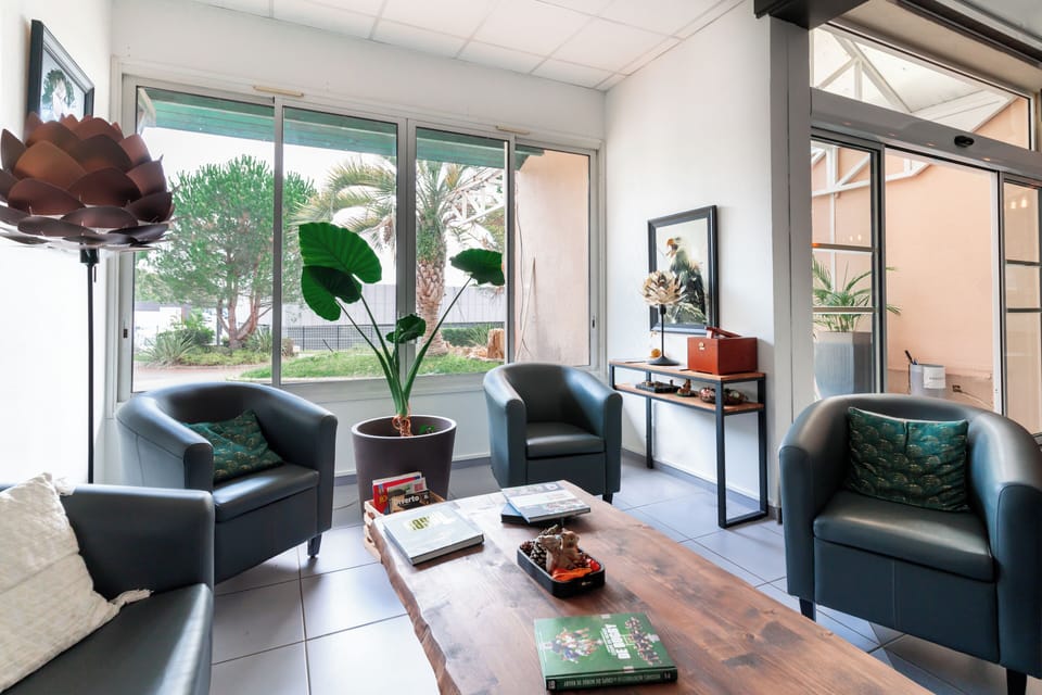 Lobby sitting area