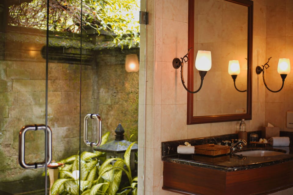 Villa, 1 Bedroom, Private Pool (Srikandi Pool Villa) | Bathroom | Separate tub and shower, rainfall showerhead, free toiletries