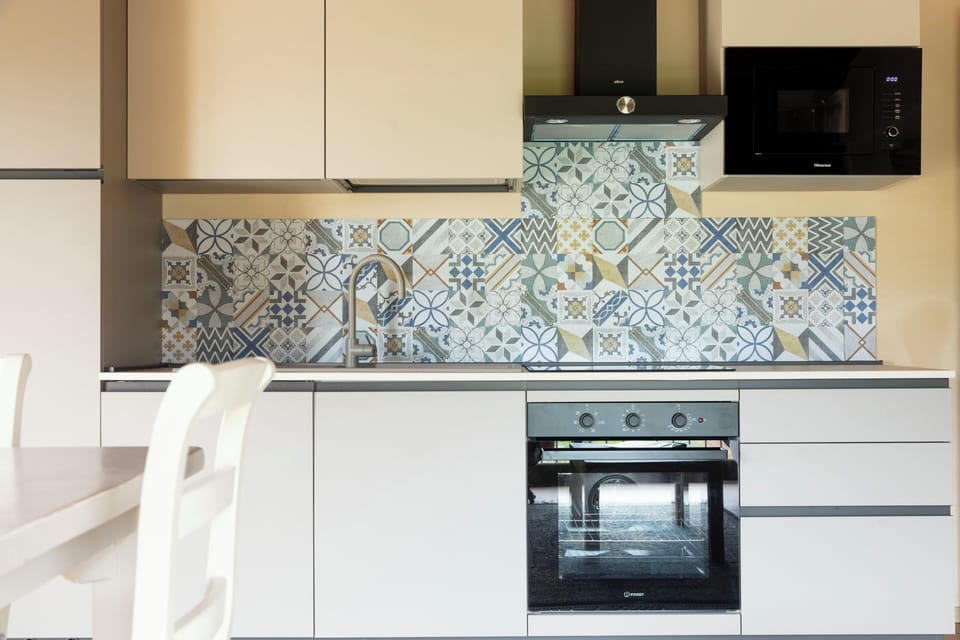 Deluxe Apartment, 1 Bedroom, Hill View (La Terrazza) | Private kitchen | Fridge, microwave, stovetop, coffee/tea maker