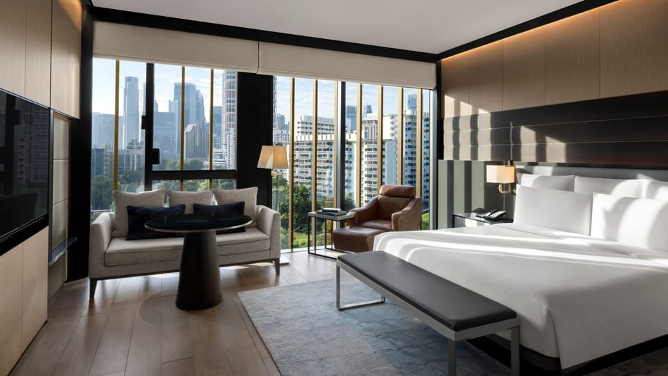 Premium bedding, minibar, in-room safe, desk
