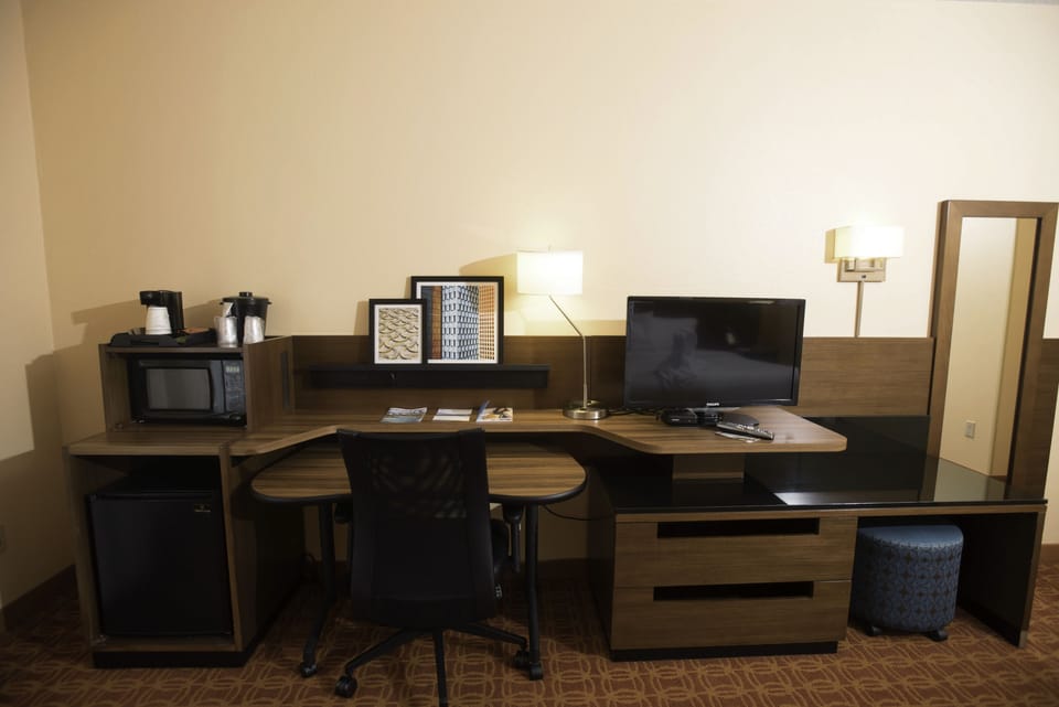 Standard Room, 1 King Bed | In-room business center