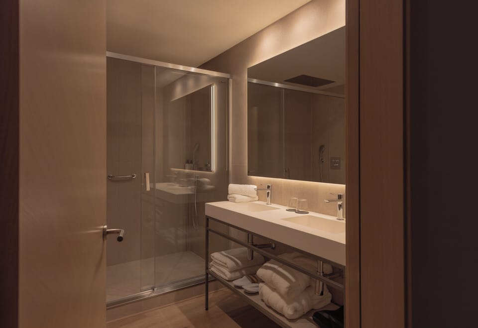 Free toiletries, hair dryer, towels, soap