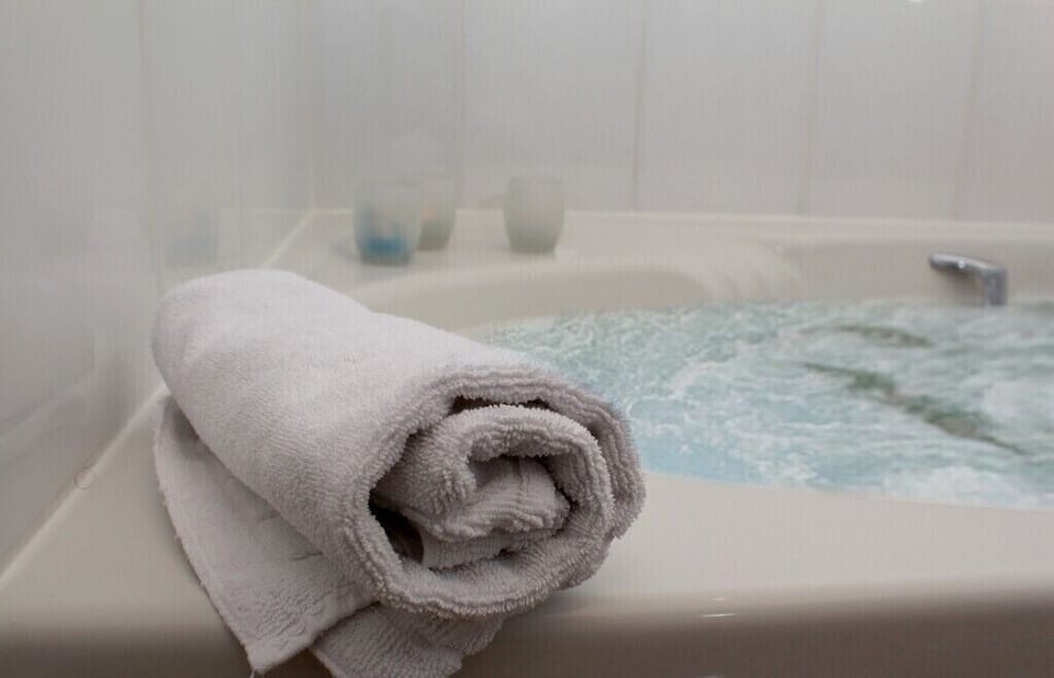 Free toiletries, hair dryer, bidet, soap