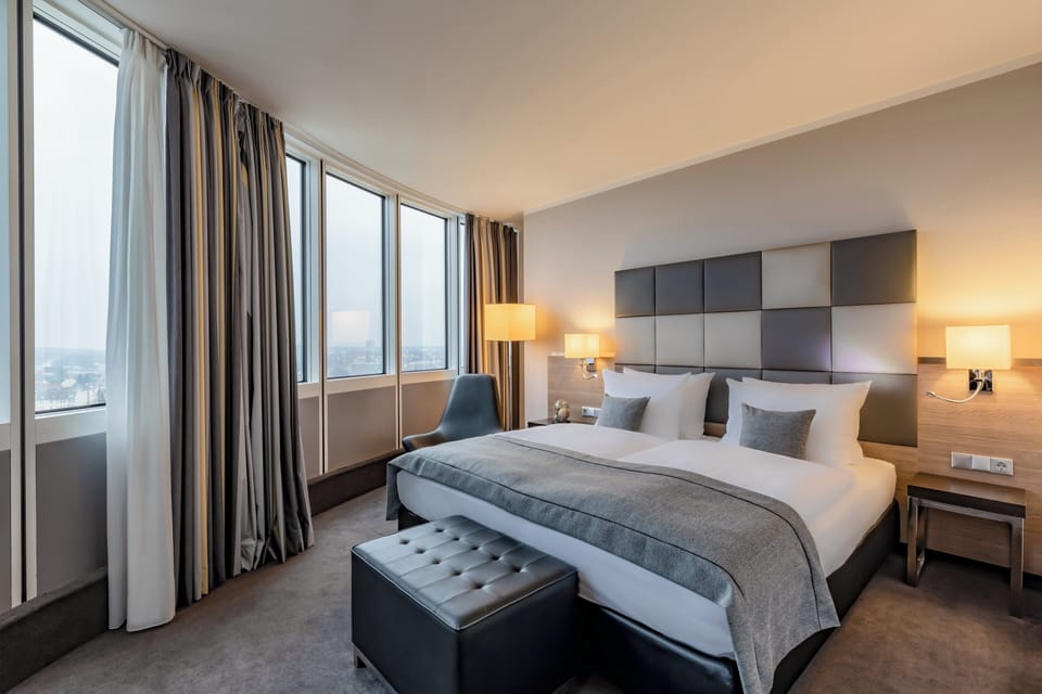 In-room safe, desk, soundproofing, cribs (free)