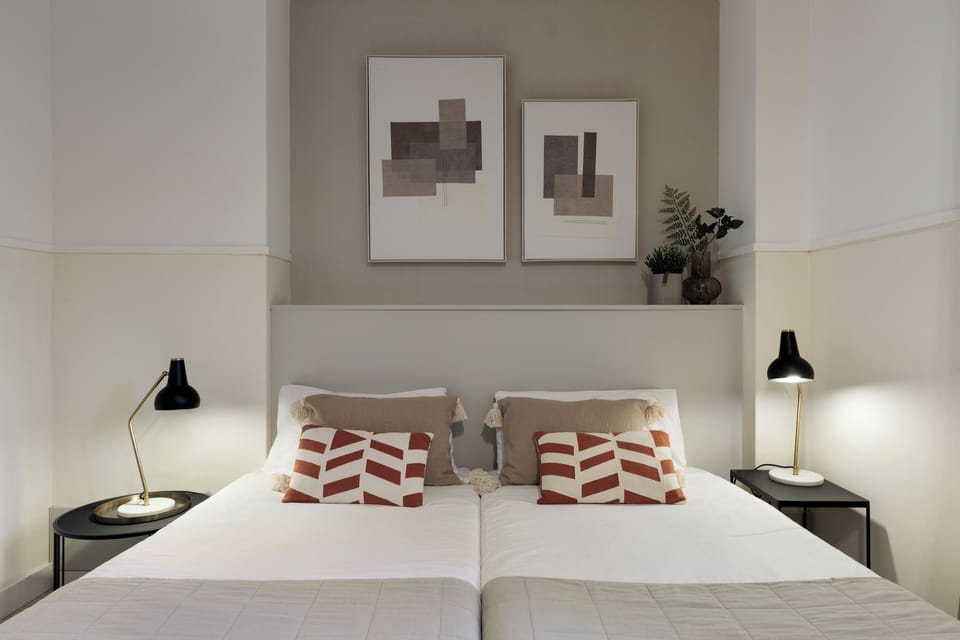 City Duplex | Down comforters, free minibar, blackout drapes, iron/ironing board