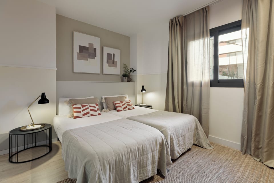 City Duplex | Down comforters, free minibar, blackout drapes, iron/ironing board