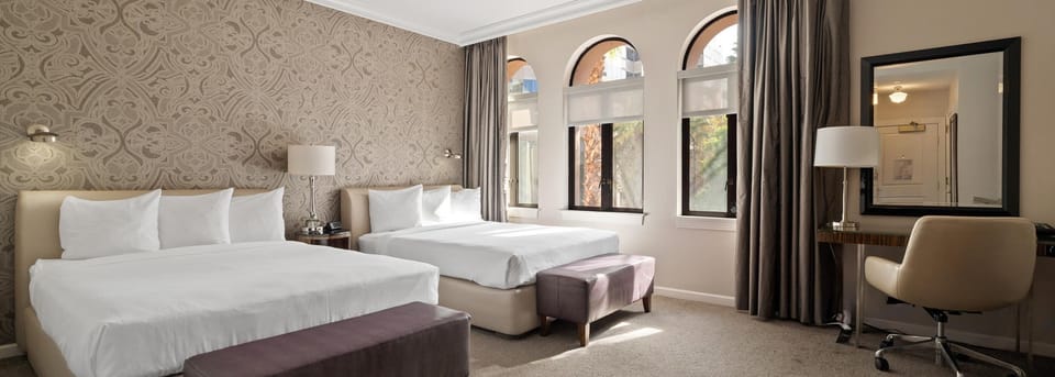 Standard Double Room, 2 Queen Beds | Premium bedding, pillowtop beds, desk, laptop workspace