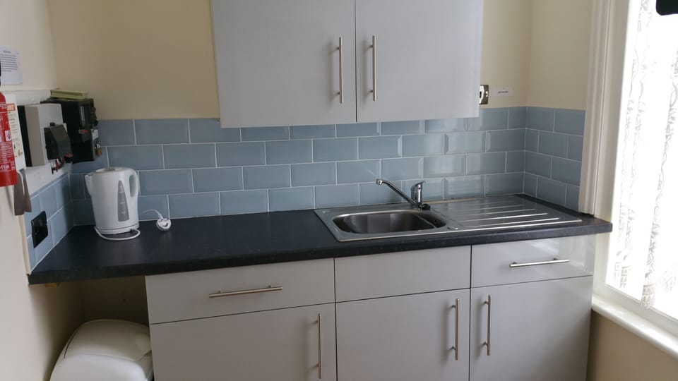 Apartment | Private kitchen | Fridge, microwave, oven, stovetop
