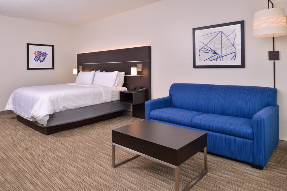 Suite, 1 King Bed, Accessible (Communication Accessible) | Egyptian cotton sheets, premium bedding, in-room safe, desk