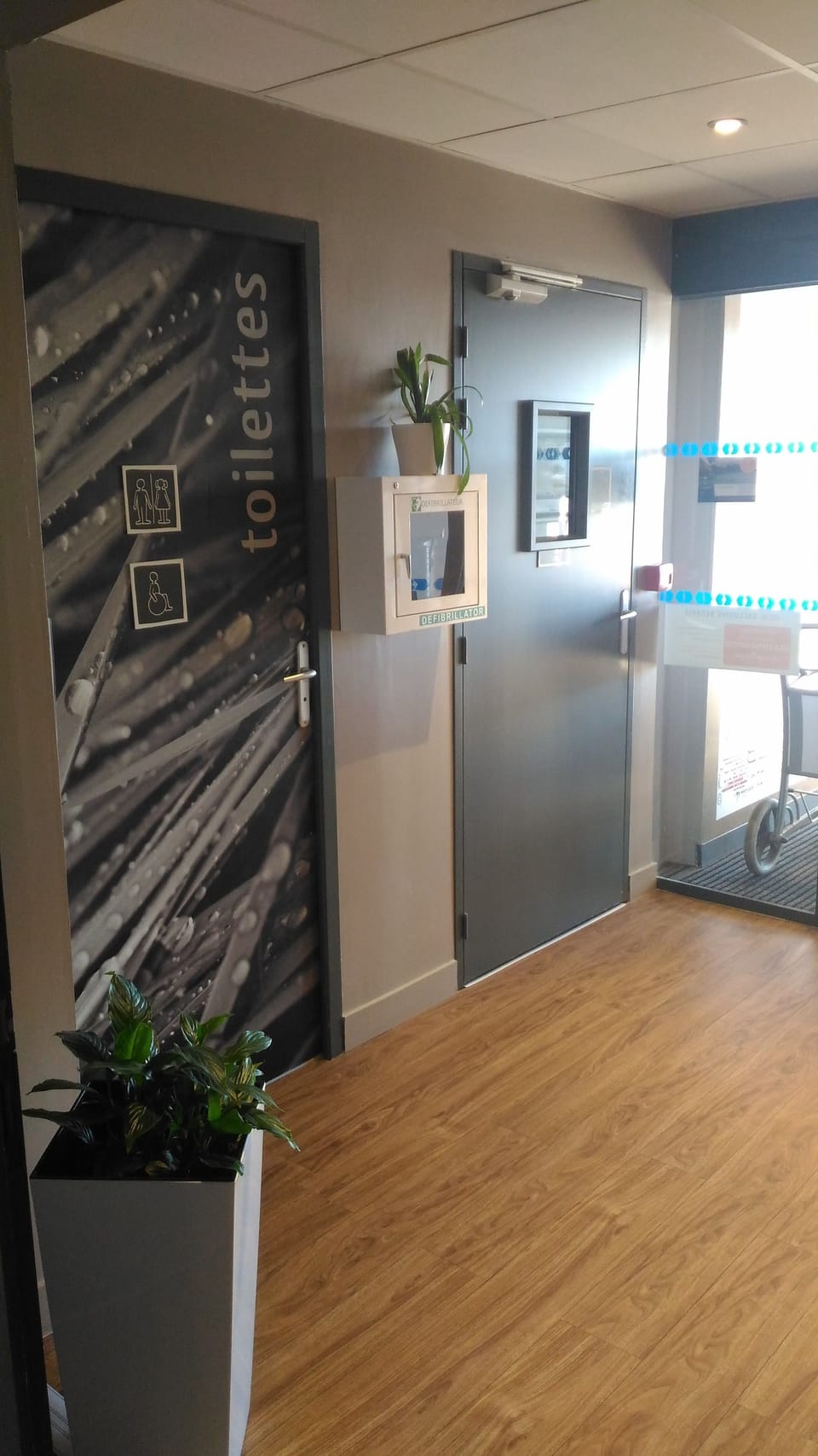 Interior entrance