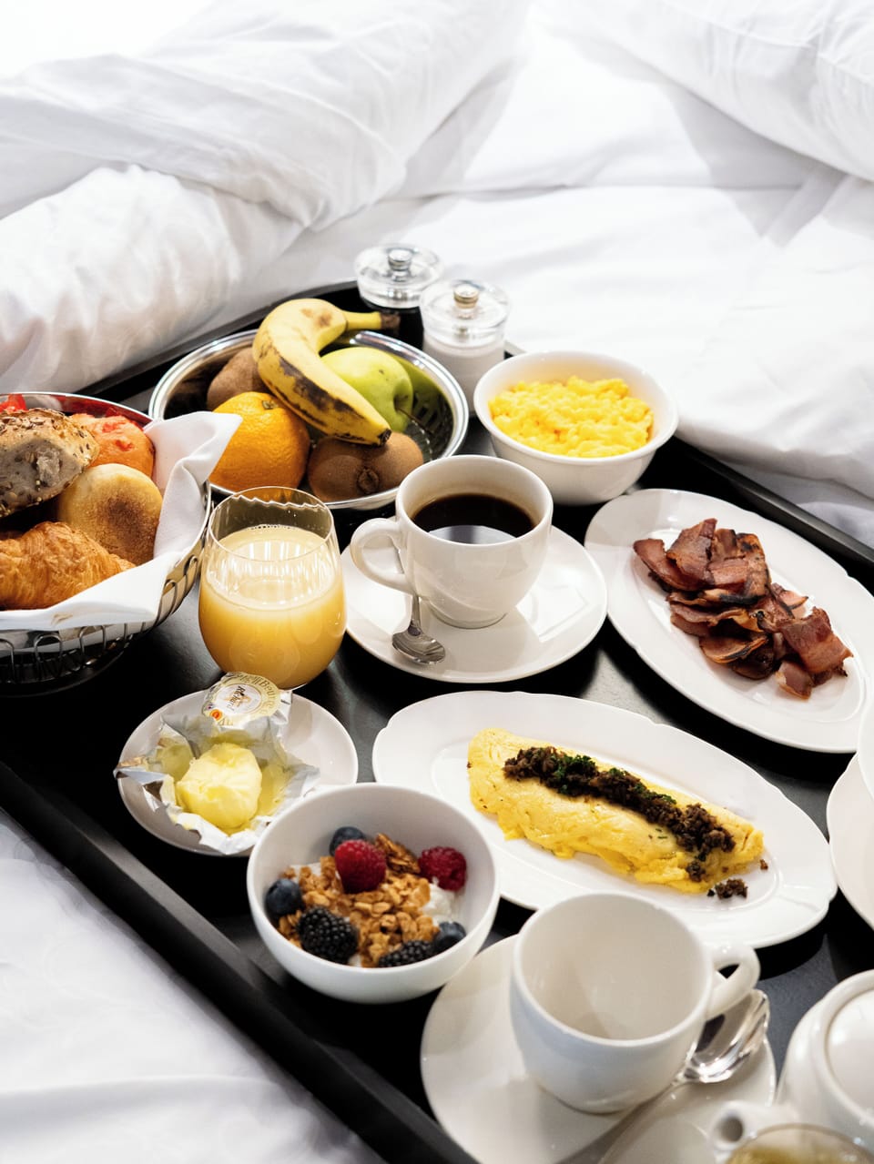 Daily cooked-to-order breakfast for a fee