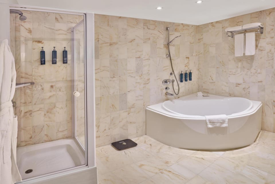 Royal Suite, 1 King Bed | Bathroom shower