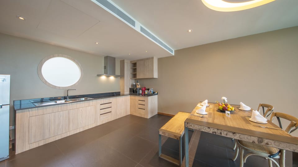 Villa, 2 Bedrooms, Sea View | Private kitchen | Coffee/tea maker