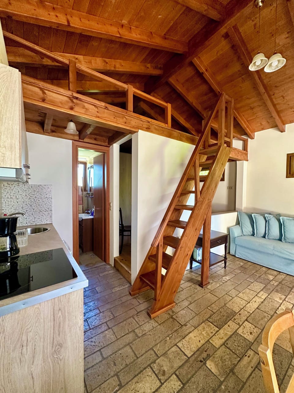 Family Bungalow | Living area | 20-inch flat-screen TV with cable channels, TV