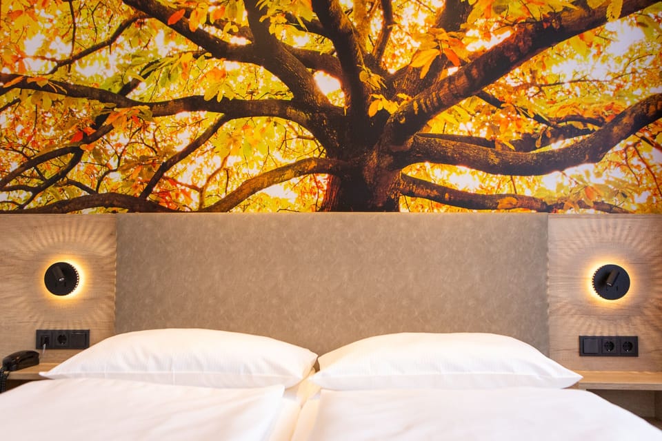Double Room, 1 Queen Bed | Hypo-allergenic bedding, free cribs/infant beds, free WiFi, bed sheets