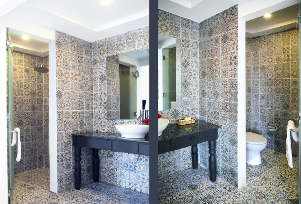 Family Room, Balcony | Bathroom | Free toiletries, slippers, bidet, towels