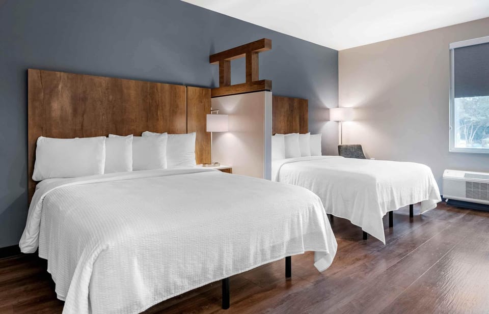 Superior Room, 2 Double Beds, Non Smoking | Premium bedding, desk, blackout drapes, iron/ironing board