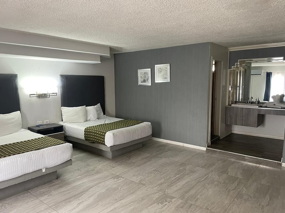 Select Comfort beds, individually furnished, iron/ironing board