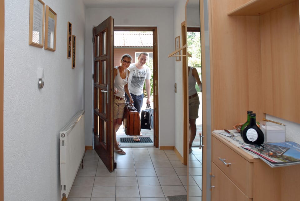Interior entrance