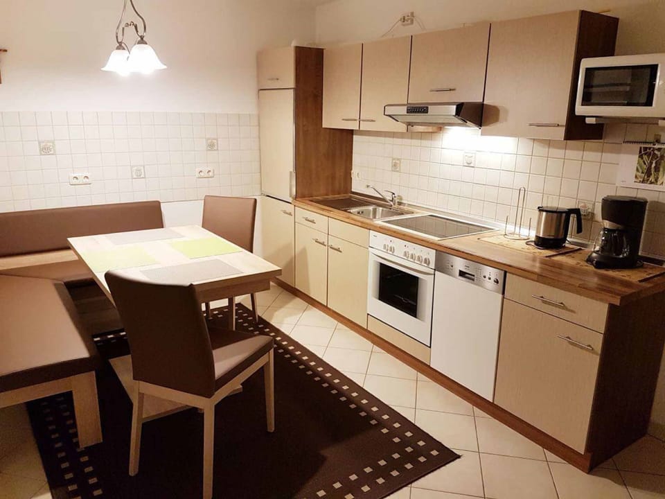 Apartment | Private kitchen | Full-size fridge, microwave, stovetop, dishwasher