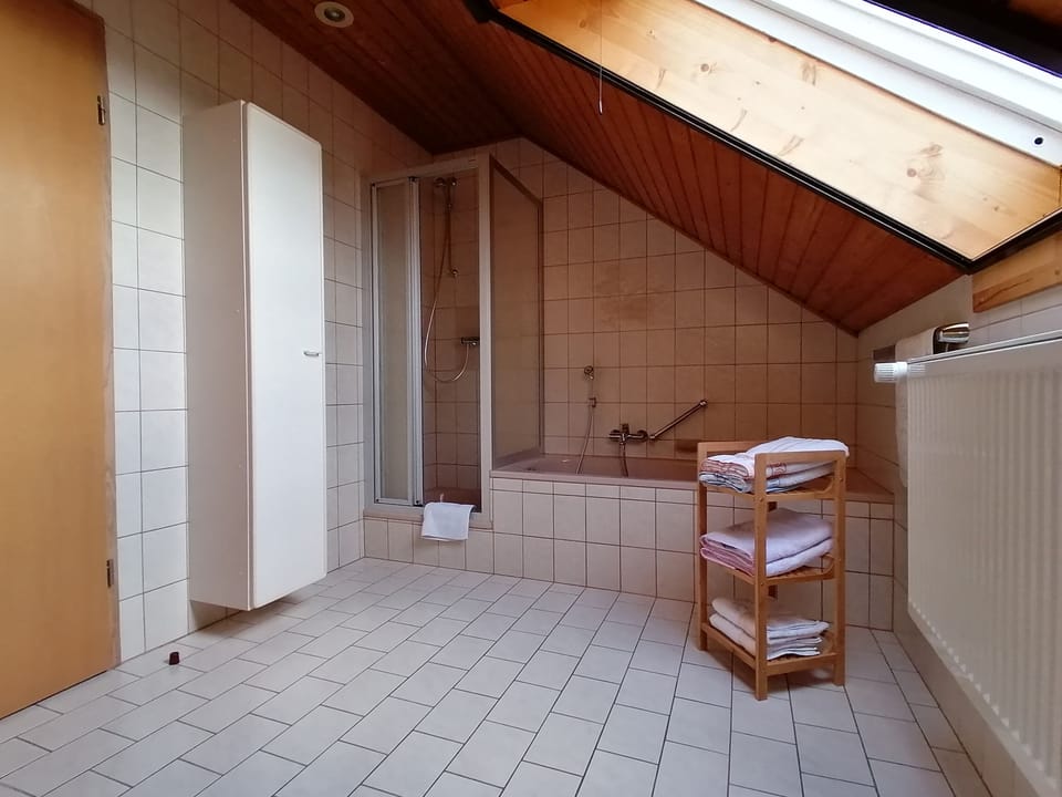 House | Bathroom | Separate tub and shower, hair dryer, soap, toilet paper