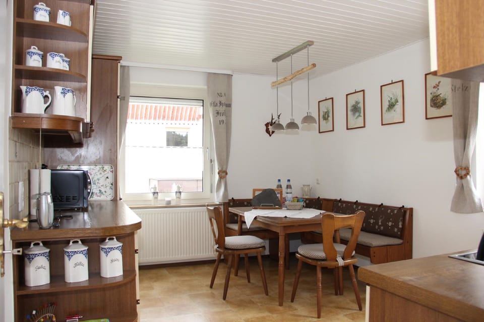 Apartment | Private kitchen | Fridge, microwave, oven, stovetop