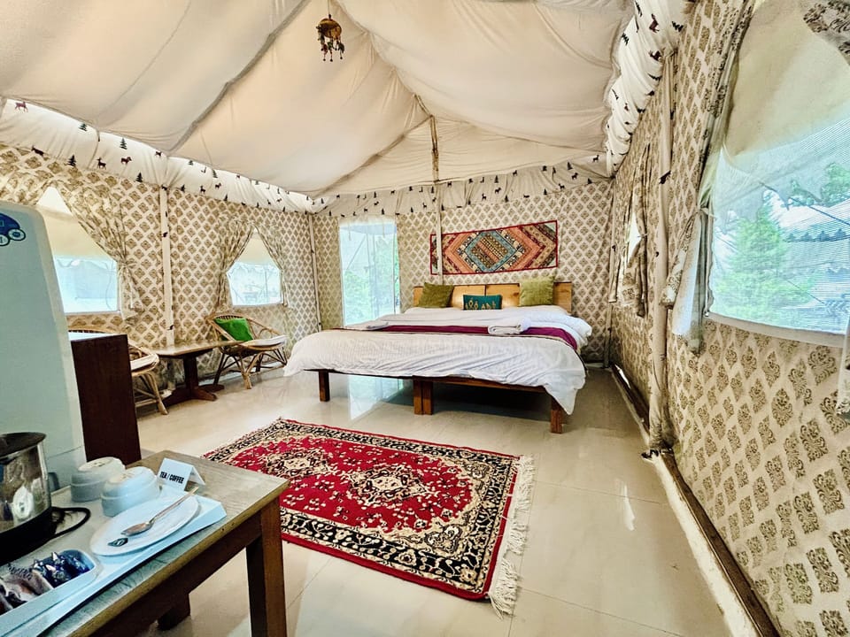 Luxury Swiss Cottage Tent | Free WiFi