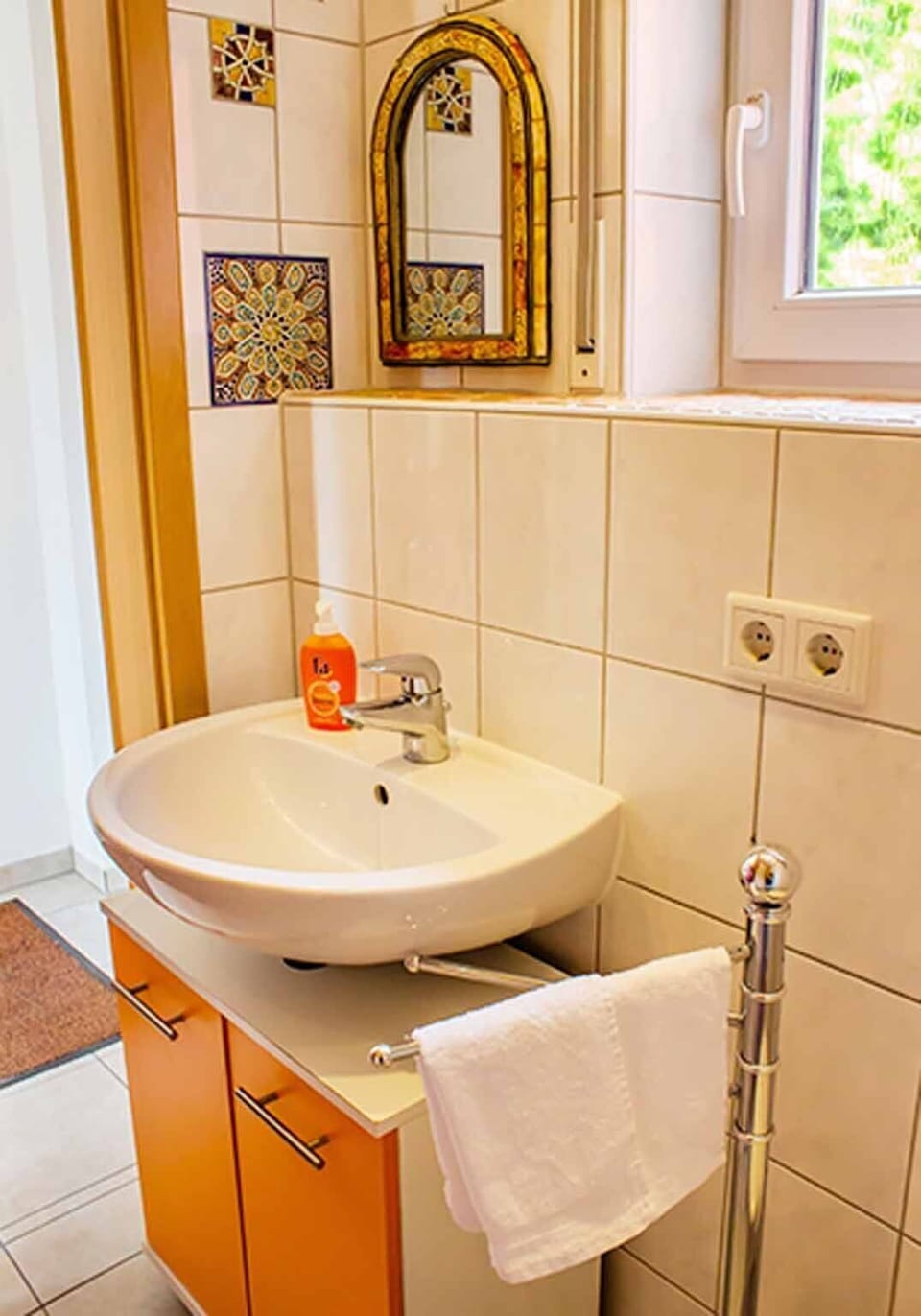 Villa | Bathroom | Shower, hair dryer, soap, shampoo