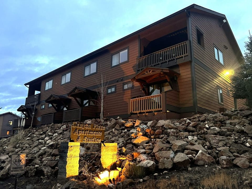 Front of property - evening/night