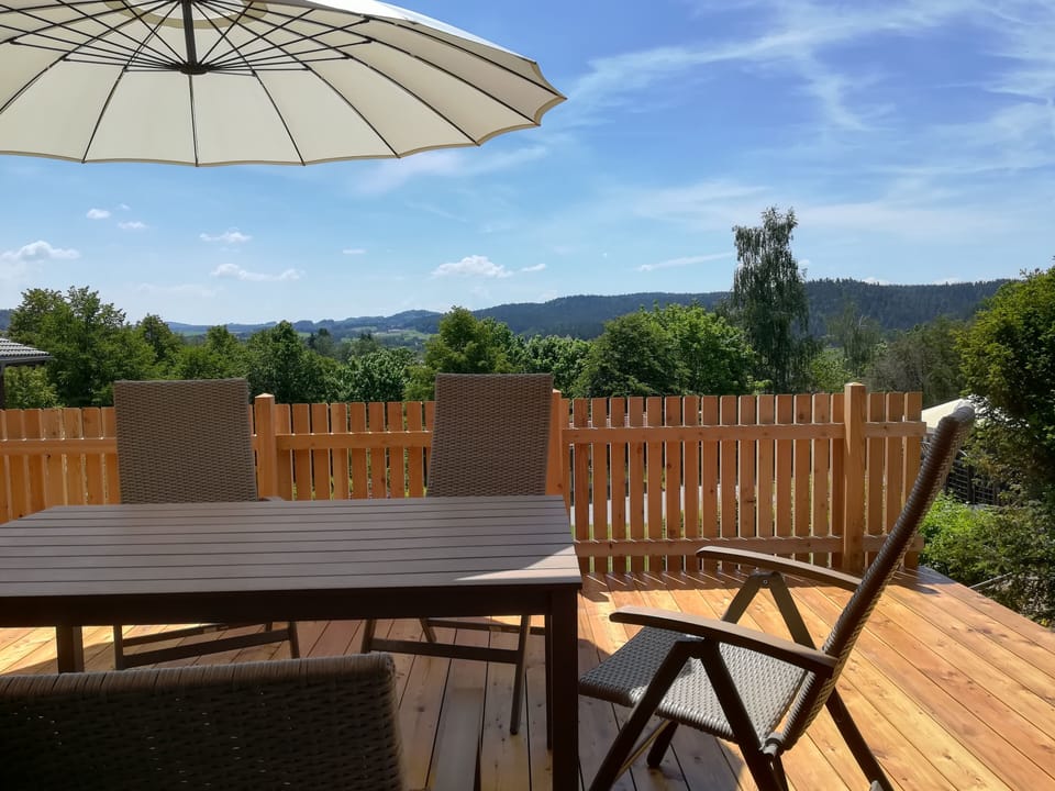 Cabin, 2 Bedrooms, Terrace | Terrace/patio