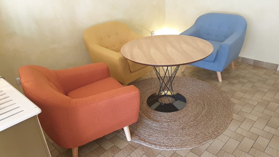 Lobby sitting area