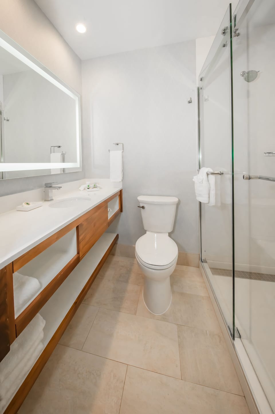 Standard Room, 2 Queen Beds, Non Smoking | Bathroom | Shower, free toiletries, hair dryer, towels