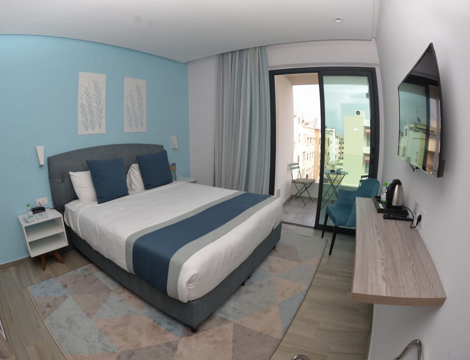 Panoramic Double Room, Smoking | Premium bedding, minibar, in-room safe, desk