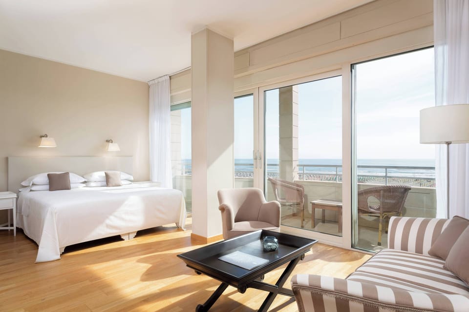 Junior Suite, Balcony, Sea View | Frette Italian sheets, premium bedding, down comforters, pillowtop beds