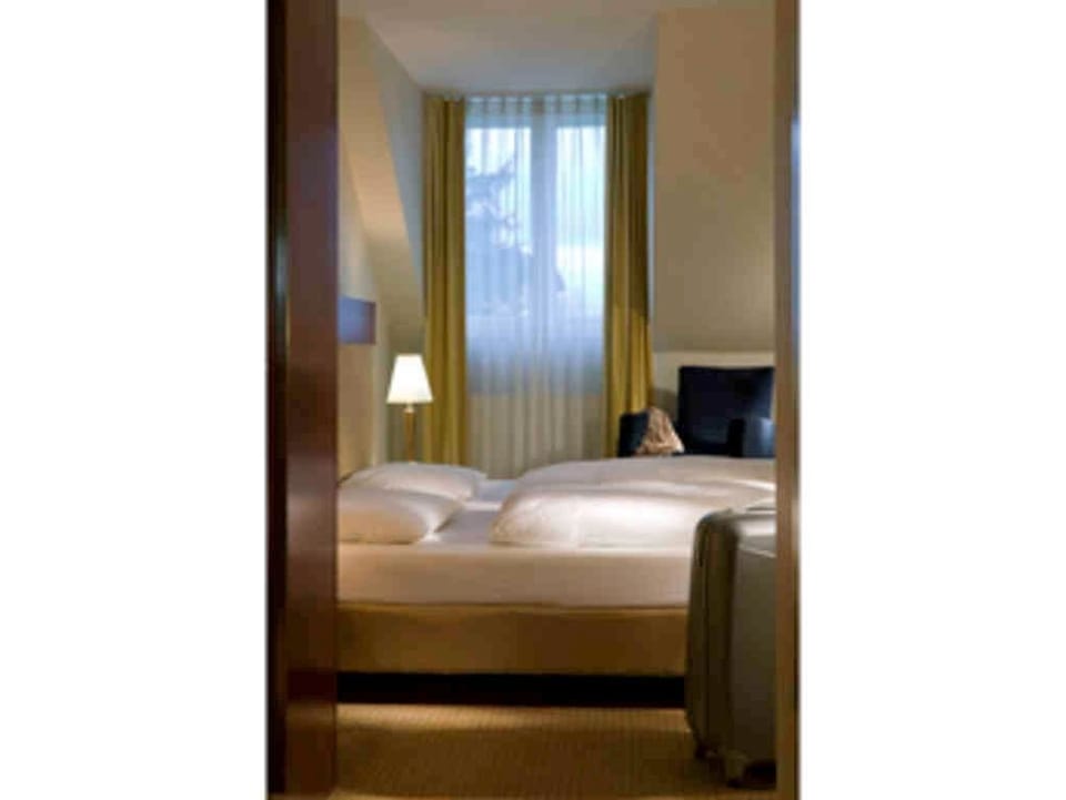 Hypo-allergenic bedding, minibar, desk, blackout drapes