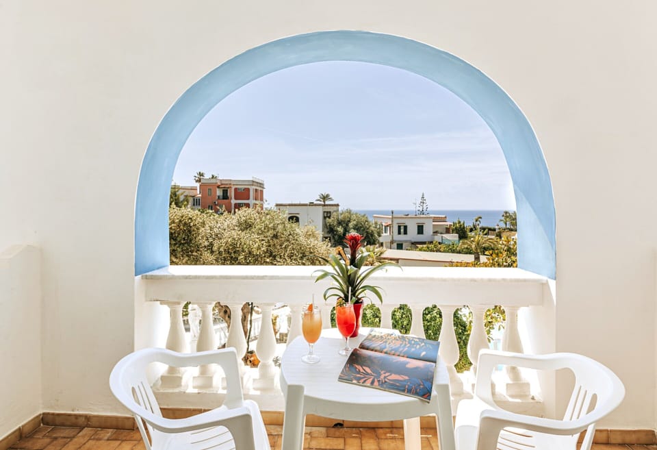 Double or Twin Room, Sea View | Terrace/patio