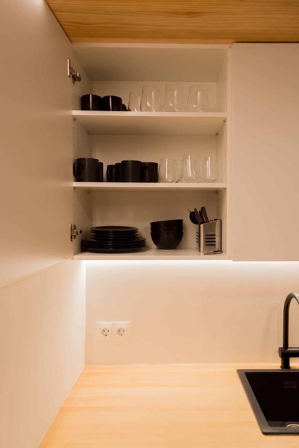 Mini-fridge, microwave, espresso maker, cookware/dishes/utensils