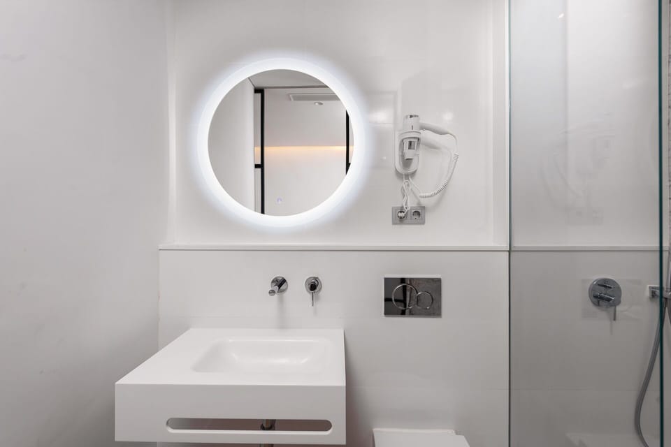 Standard Double or Twin Room, Balcony, City View | Bathroom | Shower, eco-friendly toiletries, hair dryer, towels