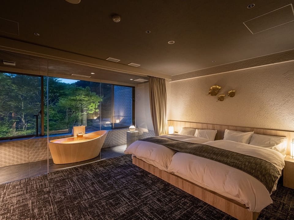 KOURYOKU, Room with Semi Open-Air Bath, Non Smoking | Iron/ironing board (on request), WiFi (free)