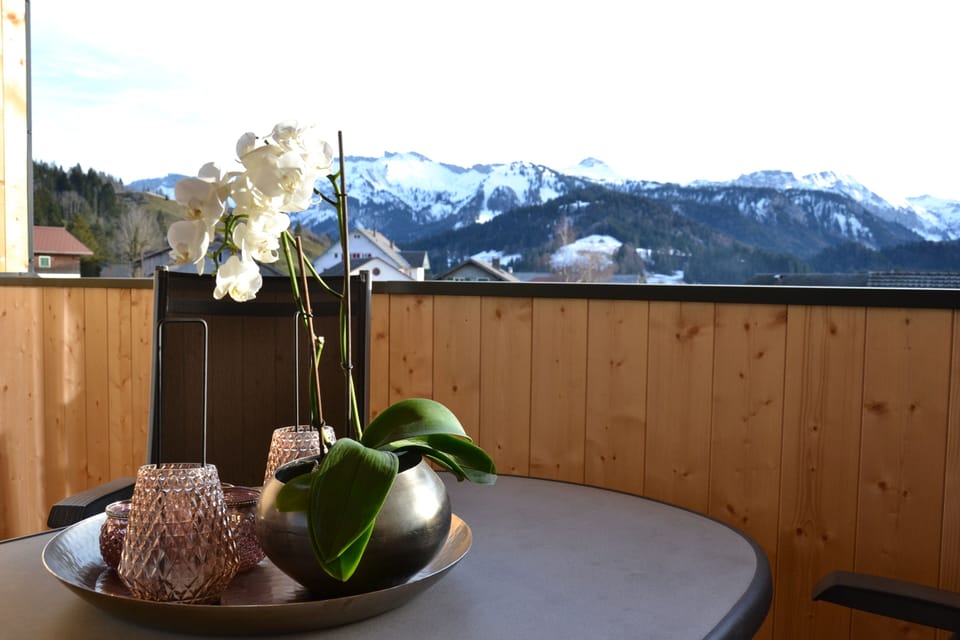Family Apartment (Ferienwohnung Panorama) | Balcony view