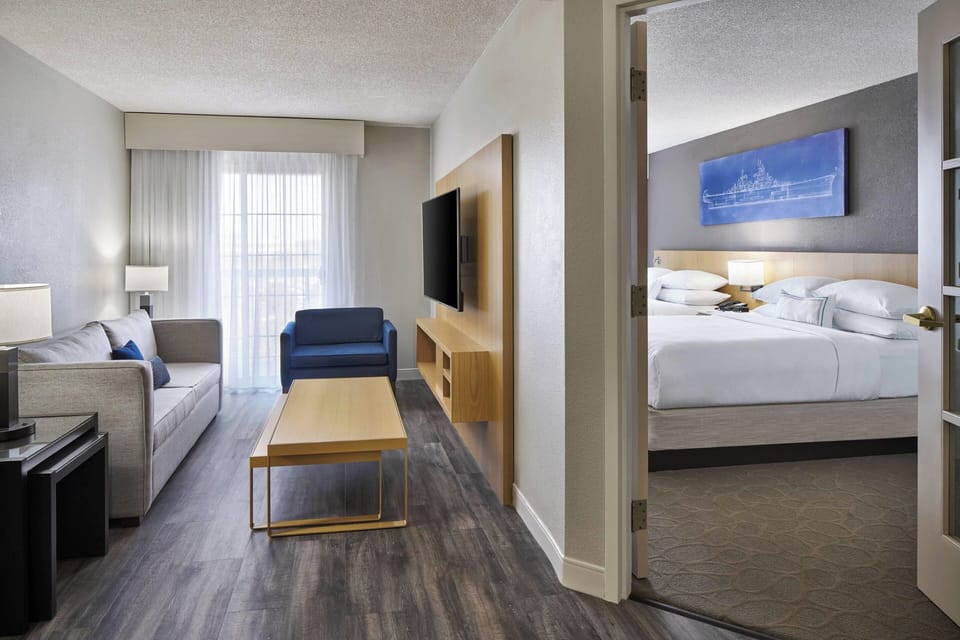Suite, 1 Bedroom | In-room safe, desk, laptop workspace, blackout drapes