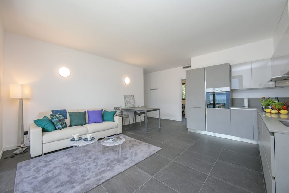 Family Apartment, Multiple Bedrooms, Mountainside (Sant' Agata Bellavista) | Living area | 24-inch flat-screen TV with cable channels, TV, heated floors