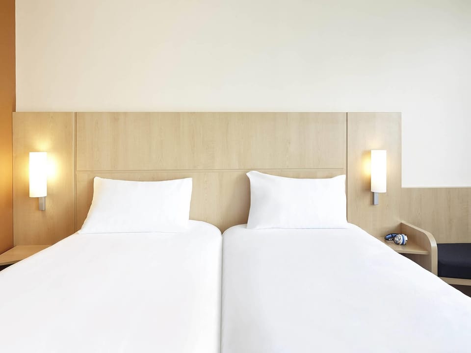 Premium bedding, desk, soundproofing, iron/ironing board
