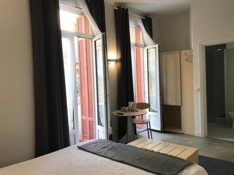 Blackout drapes, iron/ironing board (on request), WiFi (free)