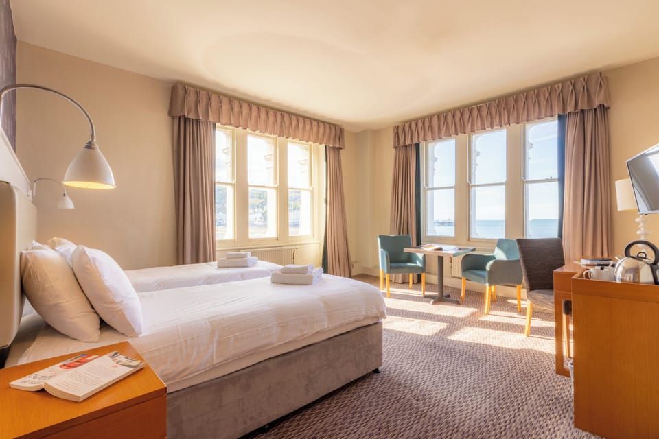 Superior Twin Room, Sea View | Iron/ironing board, free WiFi, bed sheets