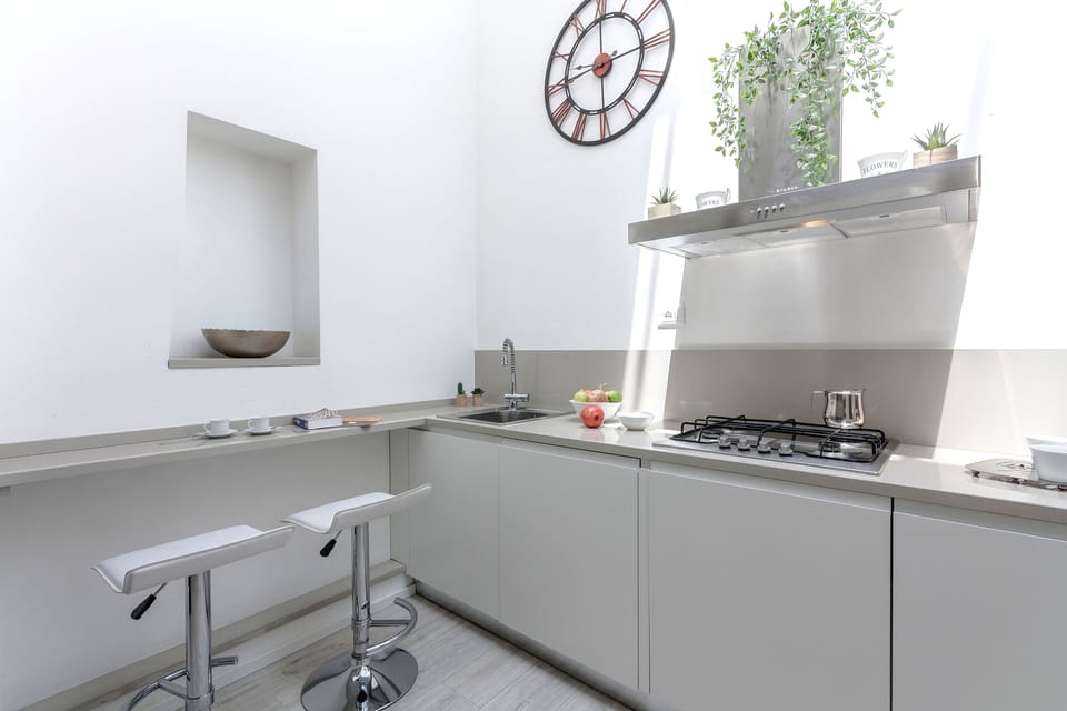 Apartment, 2 Bedrooms | Private kitchen | Full-size fridge, microwave, oven, stovetop